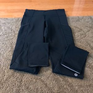 Lululemon Size 6 Leggings Green Color!